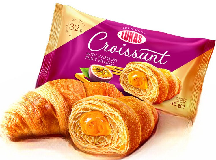 Lukas Passion Fruit Filled Croissant, 45 g