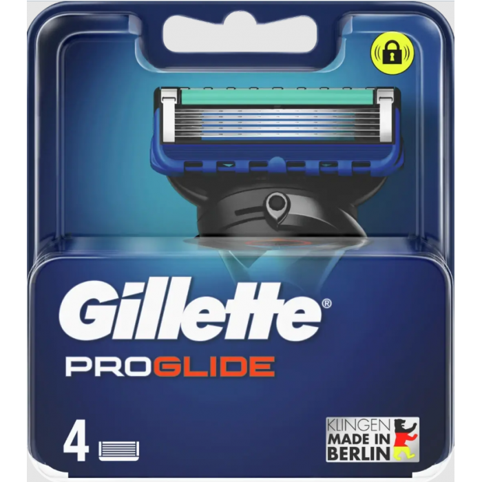 Gillette Fusion ProGlide Razor Blade Refill Cartridges, 4 pcs (Price per 1 pc)