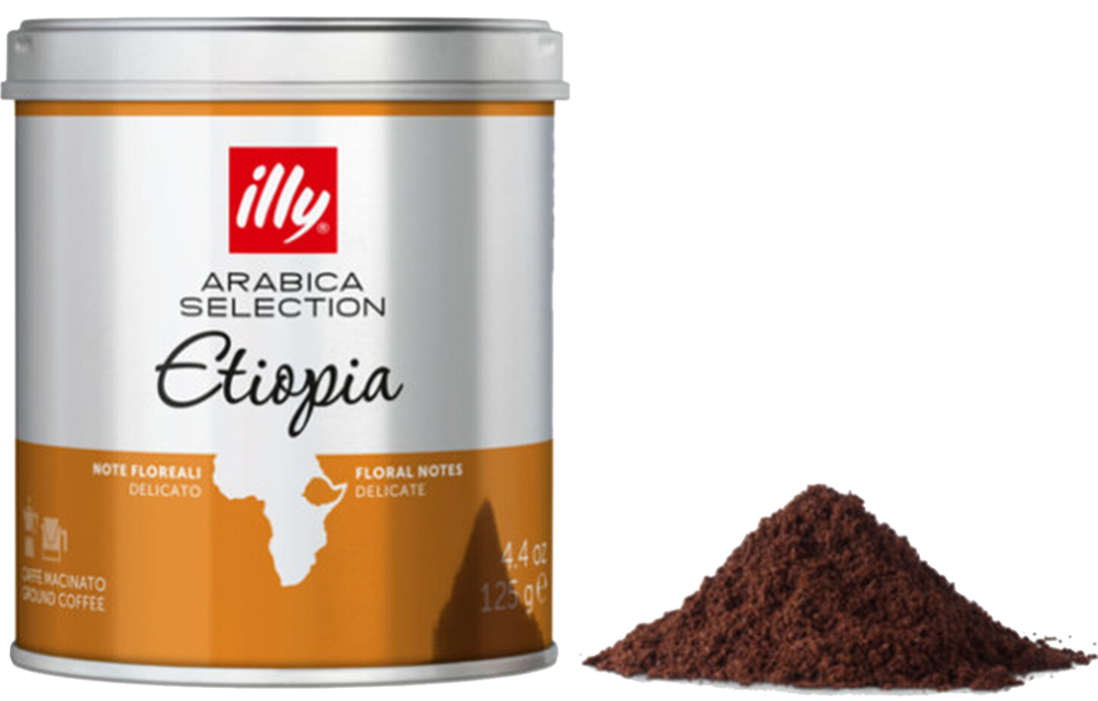 Illy Ethiopia Ground Coffee Can, 125 g - Image 2