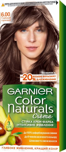 Garnier Color Naturals 6.00 Deep Hazelnut Hair Color, 110 mL