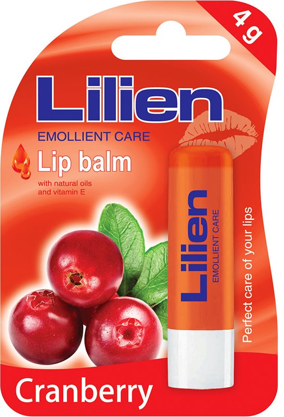 Lilien Cranberry Lip Balm, 4 g