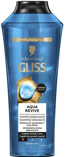 Gliss Kur Aqua Revive Moisturizing Shampoo, 400 mL