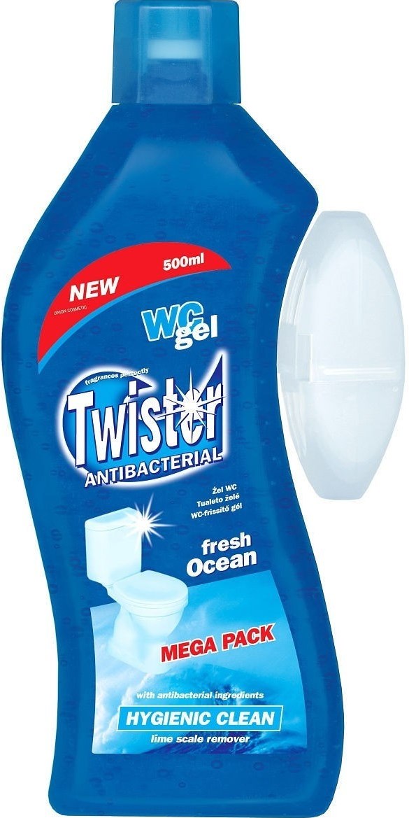 Twister Fresh Ocean Hanging Toilet Gel Block, 500 mL