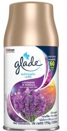 Glade Lavender & Vanilla Automatic Air Freshener Refill, 269 mL