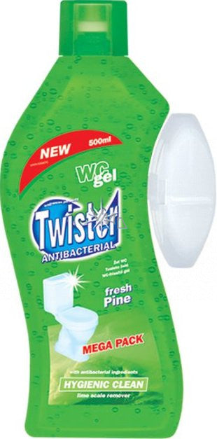 Twister Fresh Pine Hanging Toilet Gel Block, 500 mL