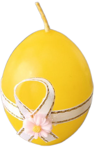 Easter Egg Candle, Assorted Colors
