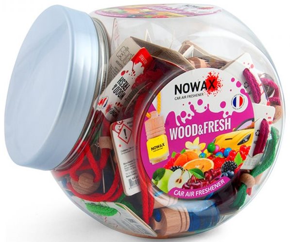 Nowax Wood & Fresh Assorted Hanging Liquid Car Air Freshener (Price per 1 pc)