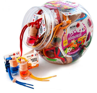 Nowax Wood & Fresh Assorted Hanging Liquid Car Air Freshener (Price per 1 pc) - Image 2