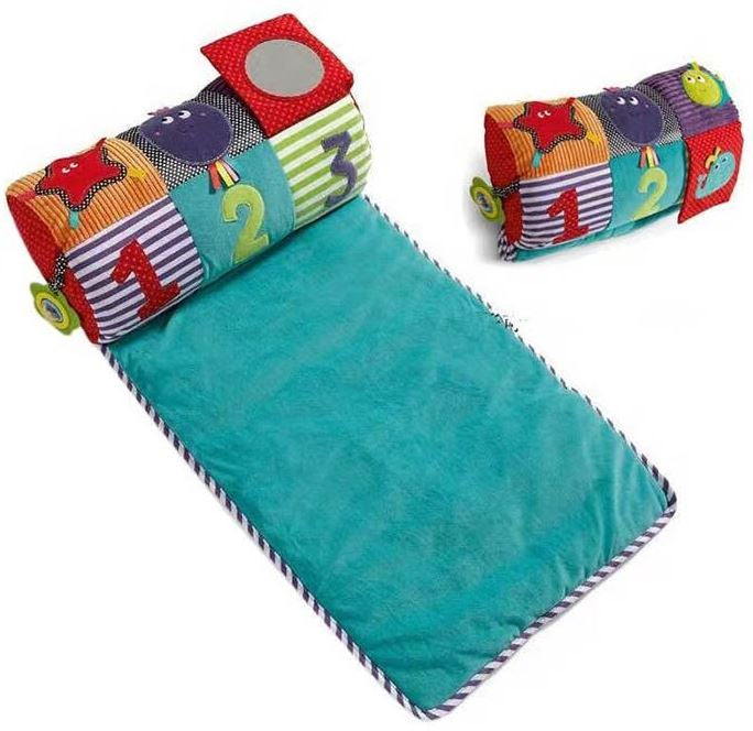 Meying 023-78 Soft Play Mat with Activity Roller, 75 x 42 cm