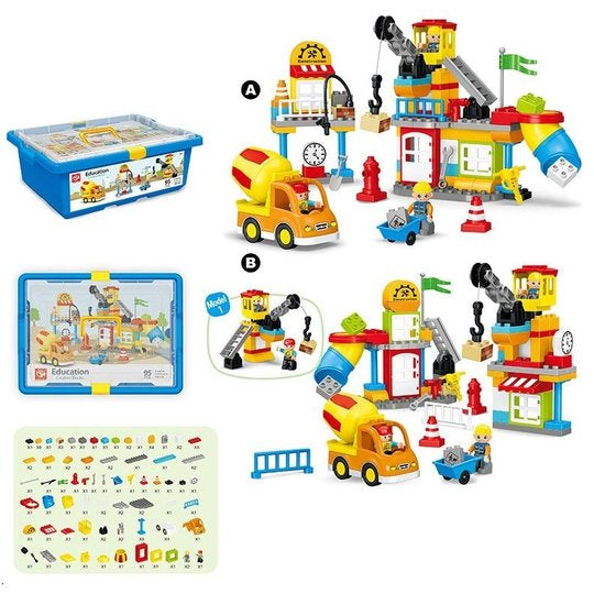 Education 188-A25 Building Set, 96 Pieces