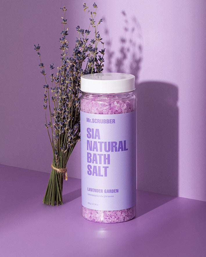Mr. Scrubber Lavender Garden Perfumed Bath Salt, 600 g - Image 2