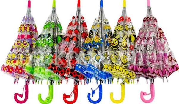 K207A Kids' Semi-Automatic Umbrella, Assorted - Image 2