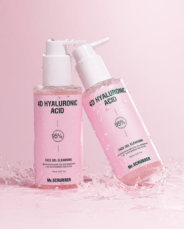 Mr. Scrubber 4D Hyaluronic Acid Moisturizing Facial Cleansing Gel, 150 mL - Image 2