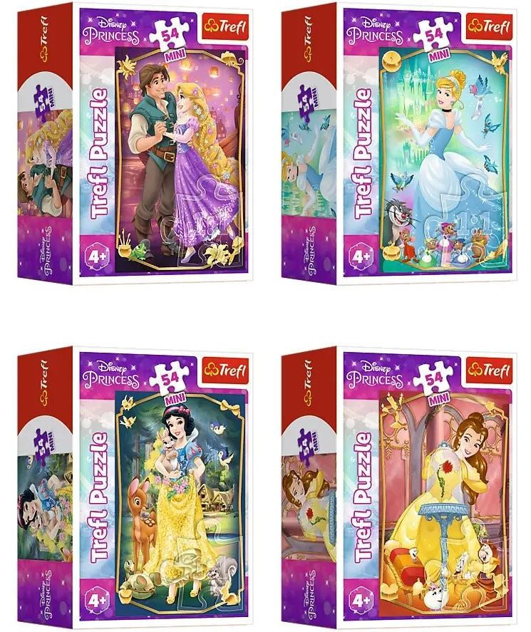 Trefl 19716/17/18/19 Beautiful Princesses Puzzle, 54 pcs