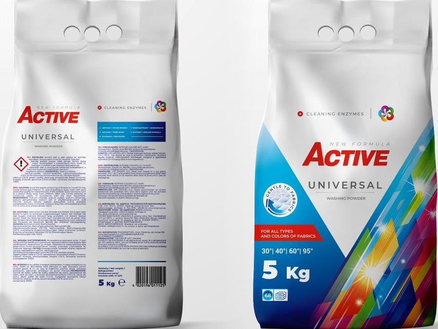 Active Universal Laundry Detergent Powder, 68 Loads, 5 kg - Image 2