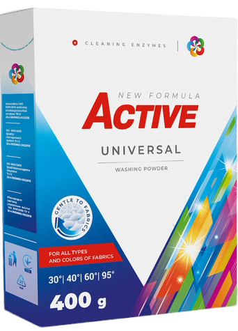 Active Universal Laundry Detergent Powder, 400 g