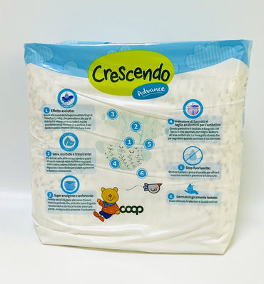 Crescendo 2 Baby Diapers, 3-6 kg, 28 pcs - Image 2