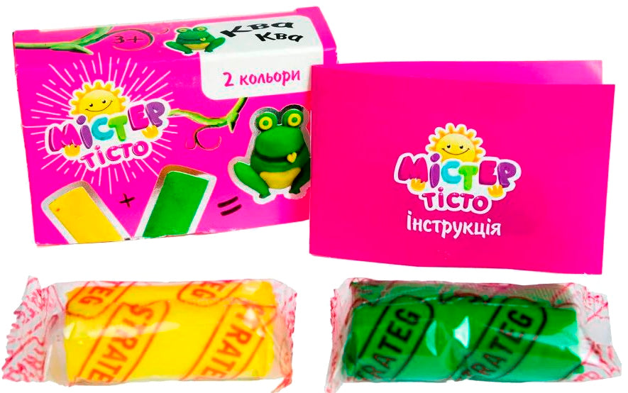 Strateg 71731 Mr. Dough Frog Modeling Dough