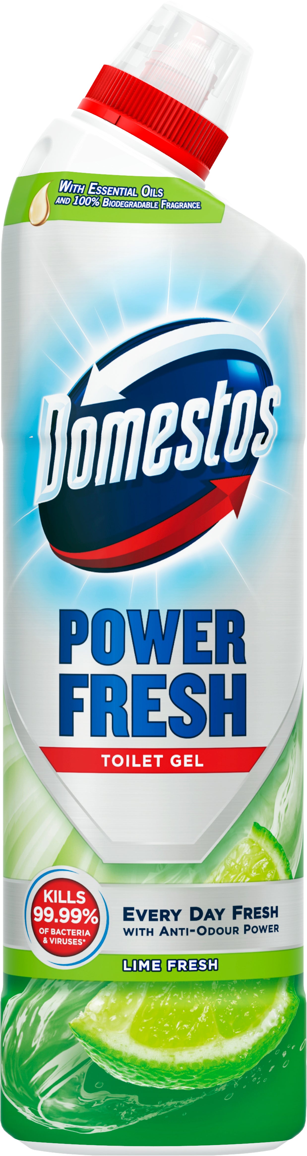 Domestos Aroma Power Lime Freshness Toilet Gel, 700 mL