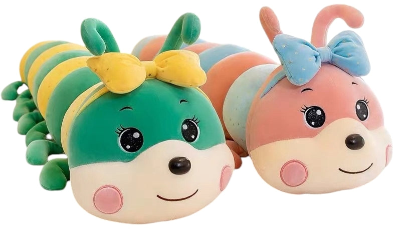 Caterpillar Plush Toy with Blanket