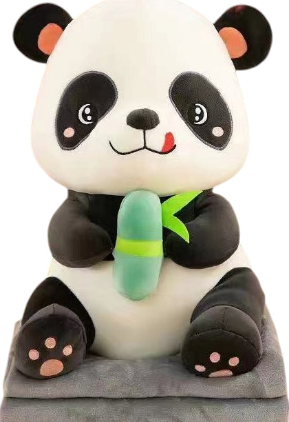 Panda Plush Toy with Blanket