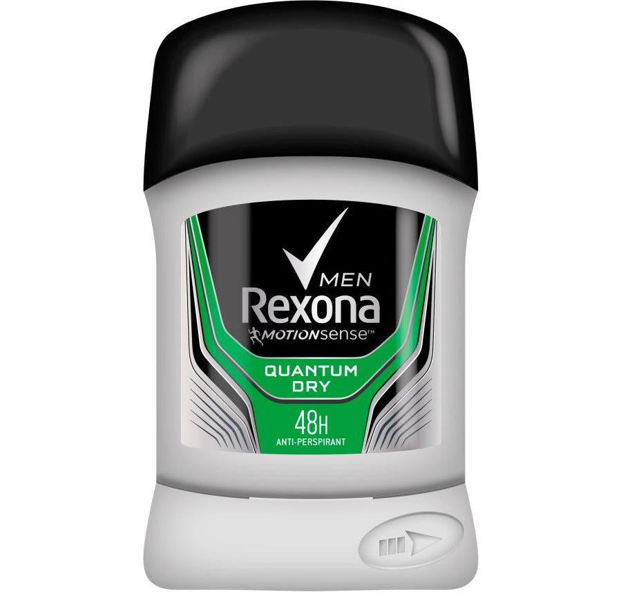 Rexona Quantum Men's Antiperspirant Stick, 50 mL