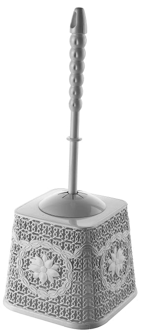 Asude Plastik ASD032 Knit-Design Toilet Brush Set - Image 2