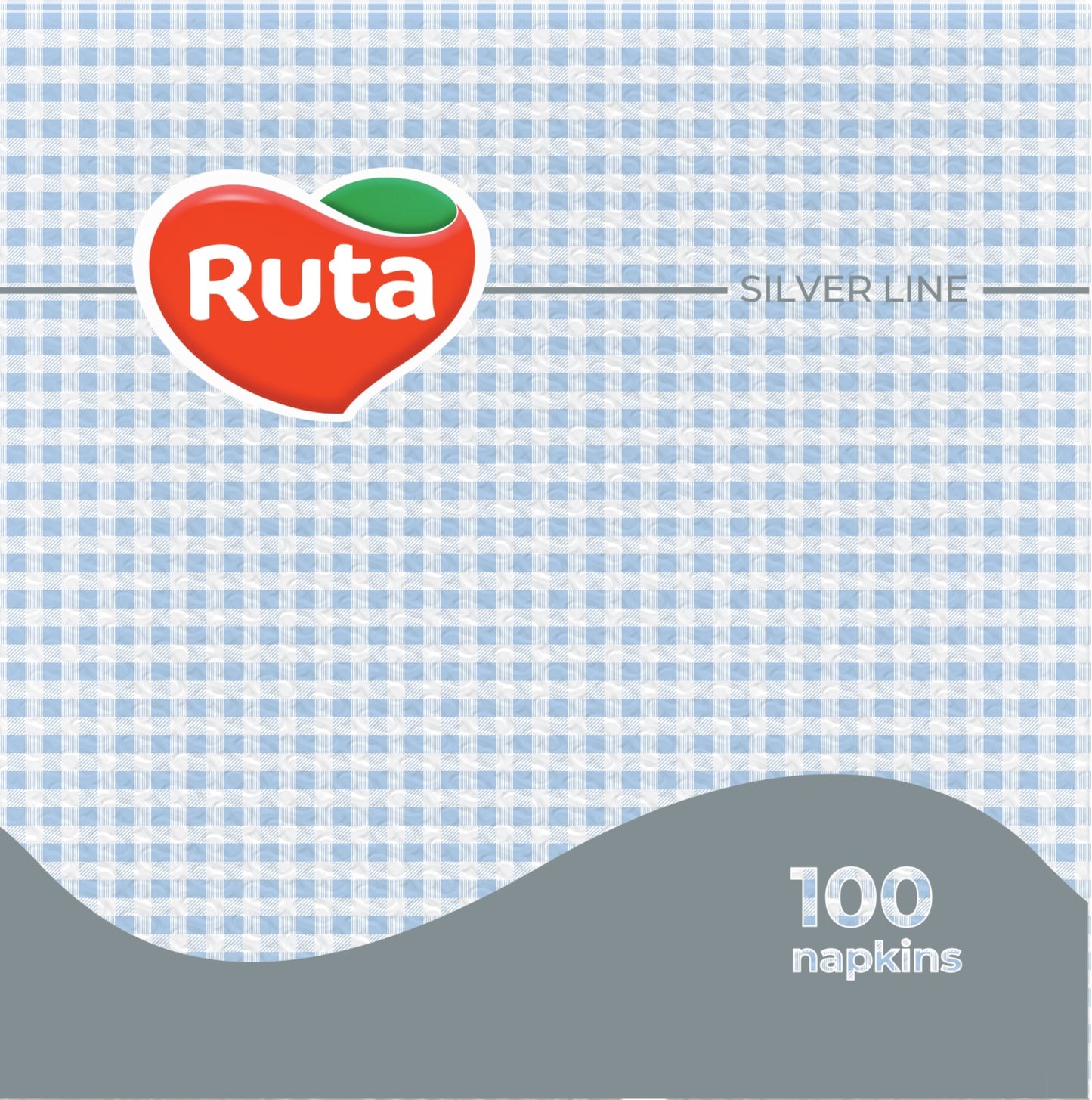 Ruta Light Blue Table Napkins, 100 sheets