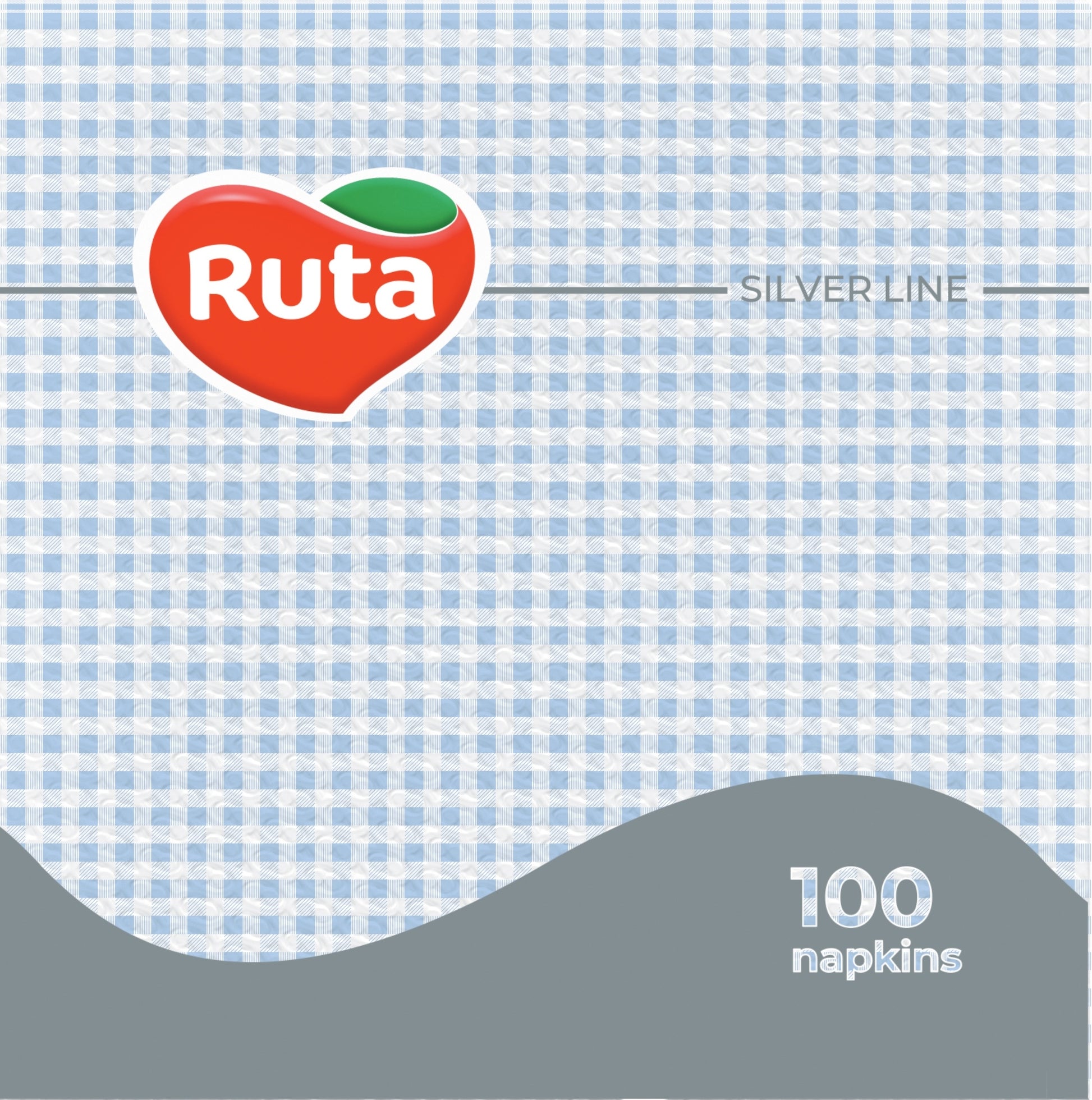 Ruta Light Blue Table Napkins, 100 sheets