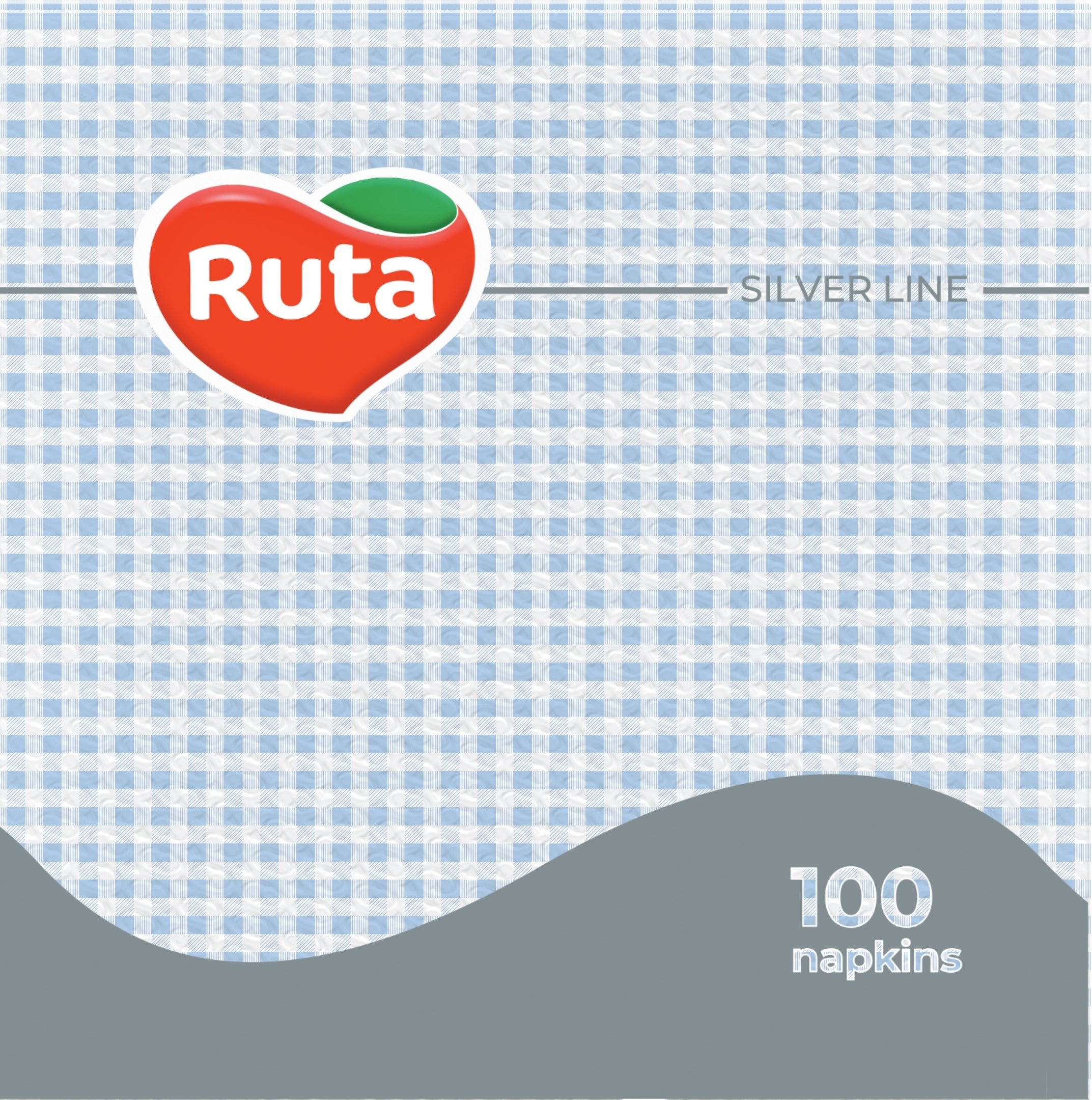 Ruta Light Blue Table Napkins, 100 sheets