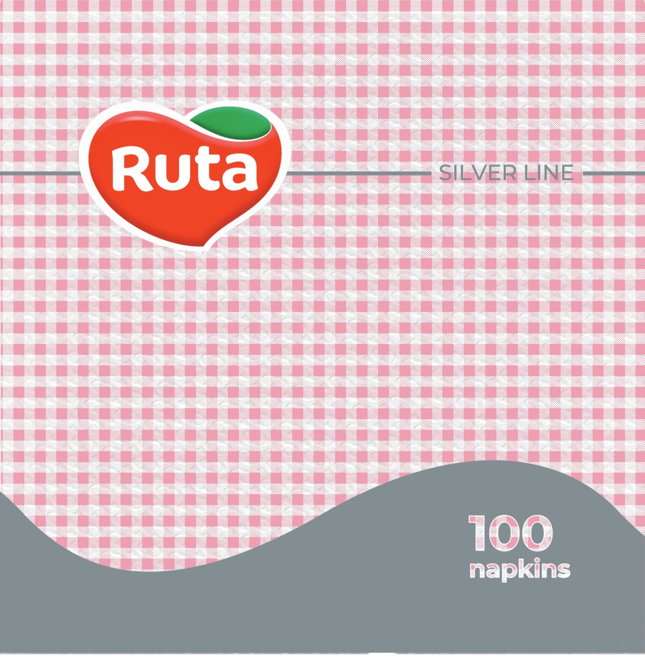 Ruta Pink Table Napkins, 100 sheets