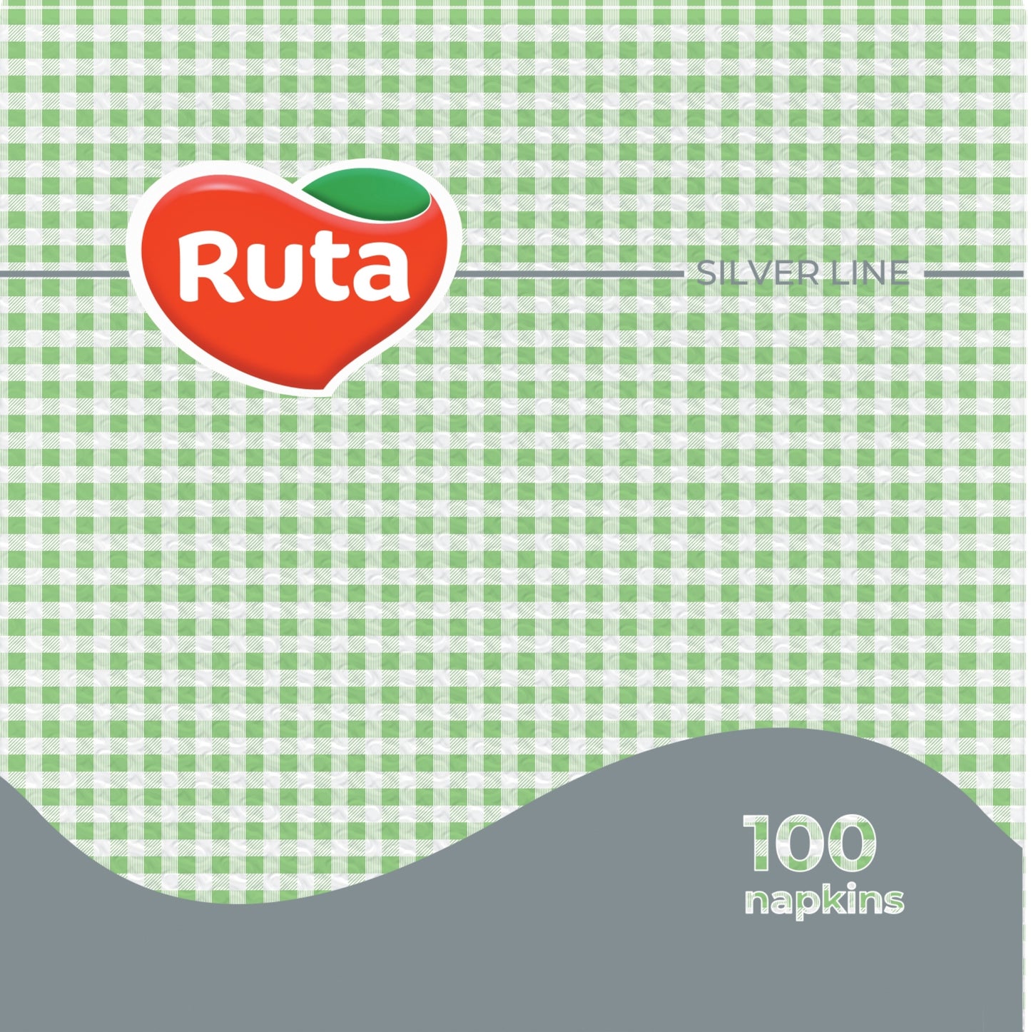 Ruta Green Table Napkins, 100 sheets