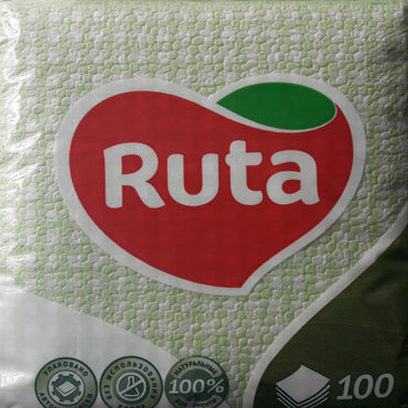 Ruta Green Table Napkins, 100 sheets - Image 2