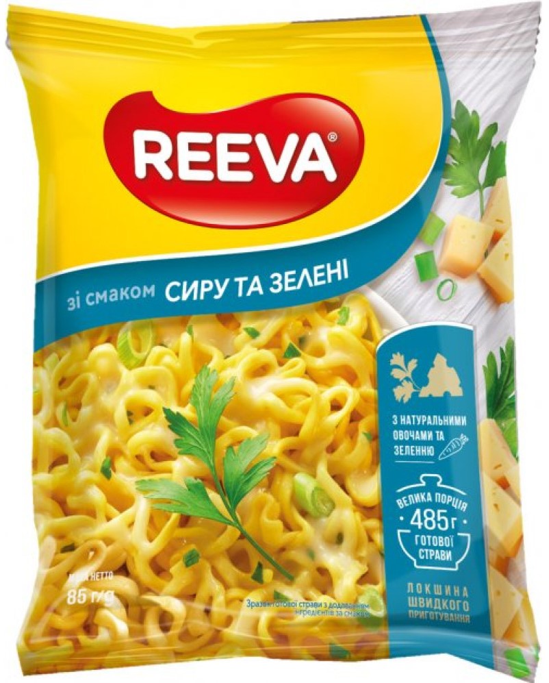 Reeva Cheese & Herb-Flavored Instant Noodles, 85 g