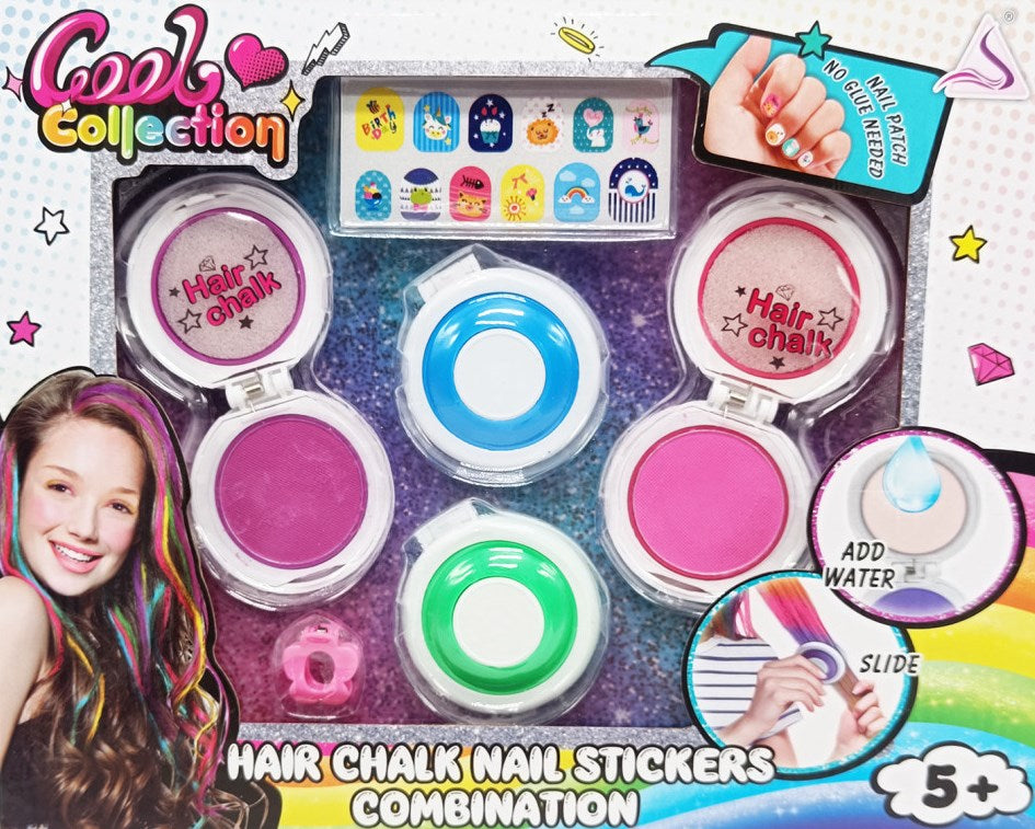 Babmi J-2014 Makeup Play Set with Hair Chalk