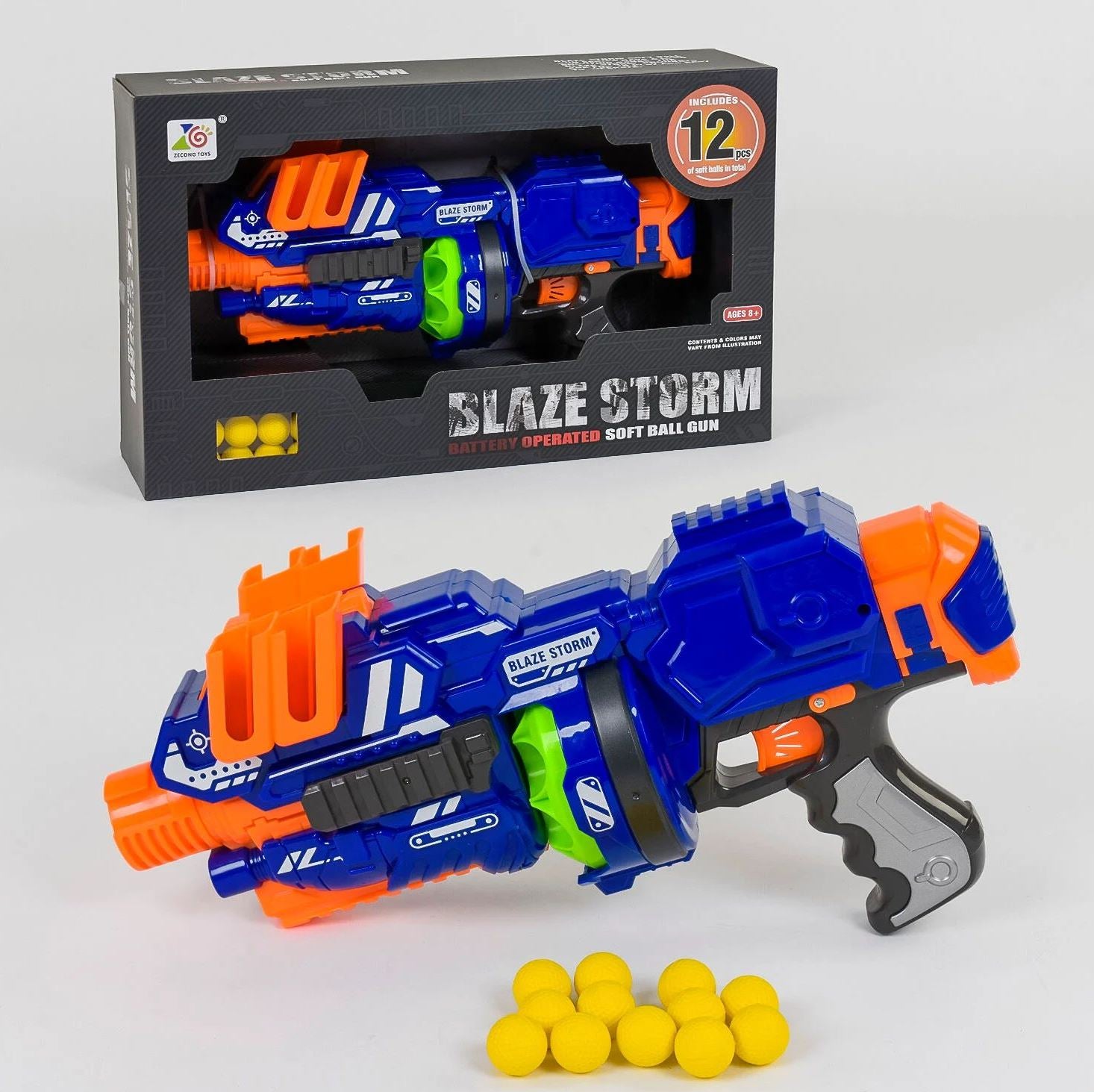 Blaze Storm ZC 7087 Battery-Powered Toy Blaster with Soft Darts