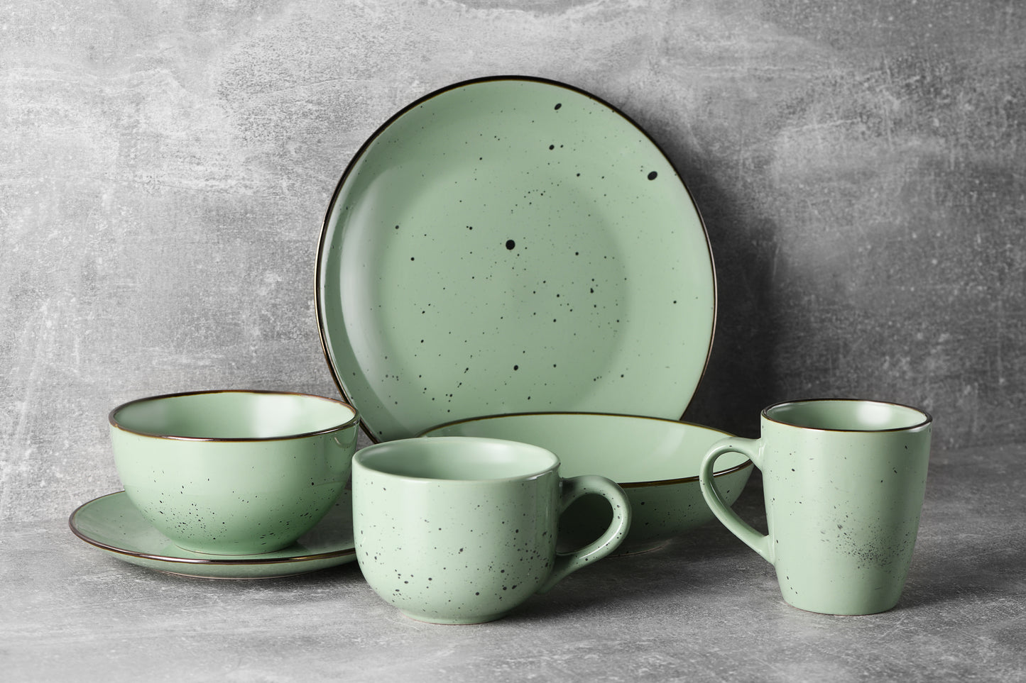 Ardesto Bagheria Pastel Green AR2919GGC Dessert Plate, 19 cm - Image 2