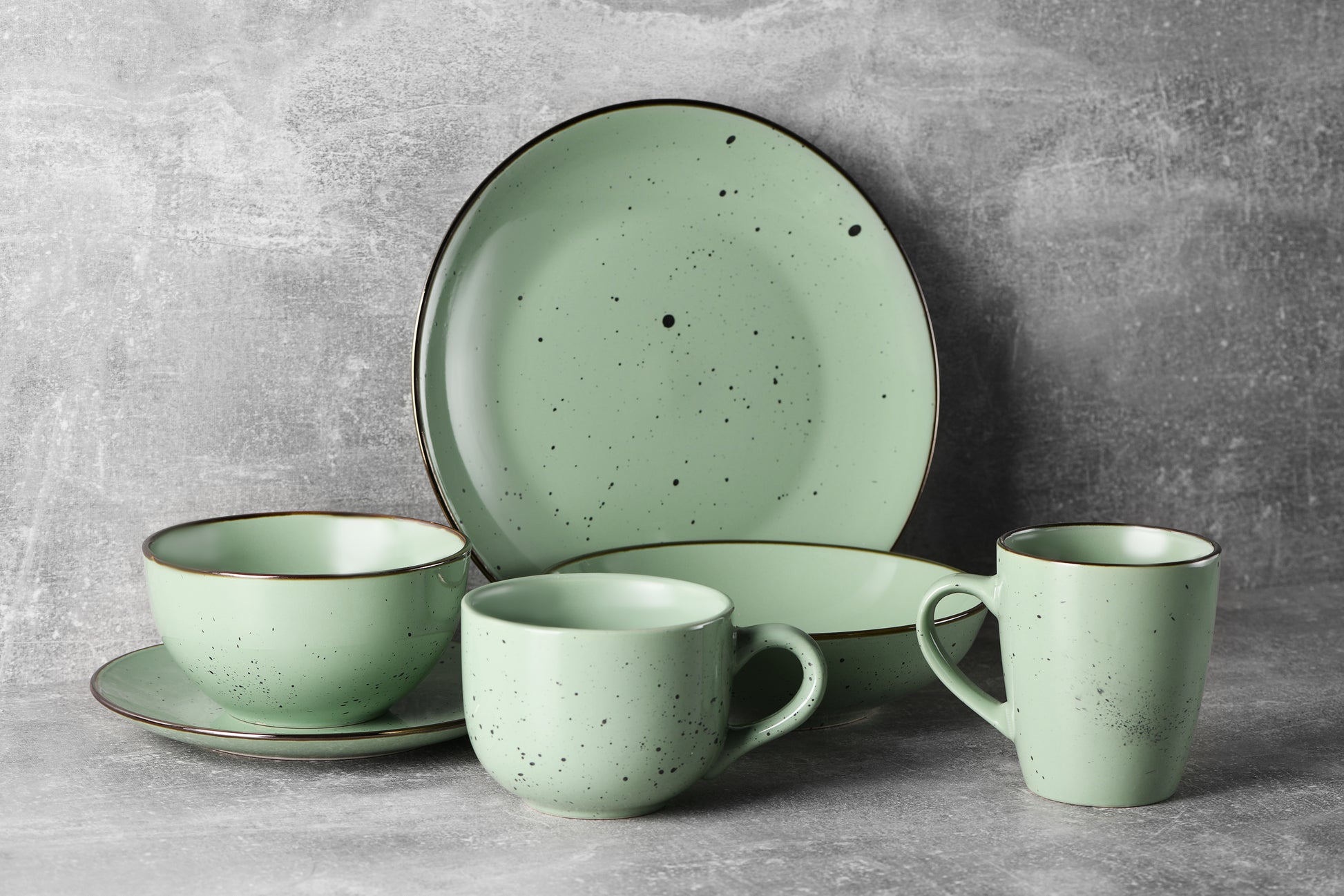Ardesto Bagheria Pastel Green AR2919GGC Dessert Plate, 19 cm - Image 2