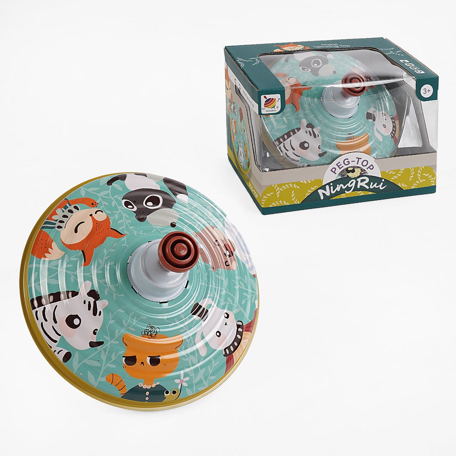 NR 8612 A Metal Spinning Top in Box