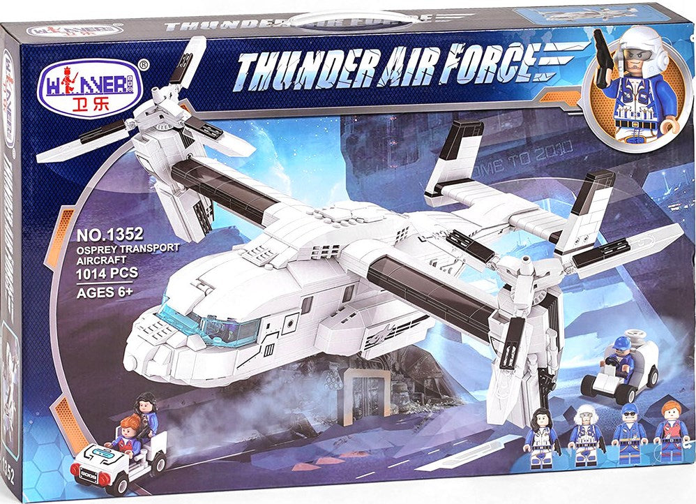 1352 Helicopter Building Set, 1,014 pcs