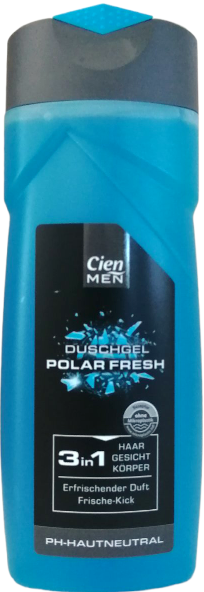 Cien Polar Fresh Men's 3-in-1 Shower Gel, 300 mL