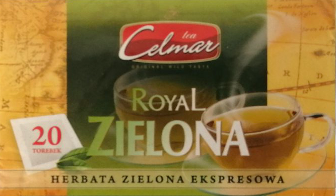 Celmar Royal Green Tea Bags, 20 pcs