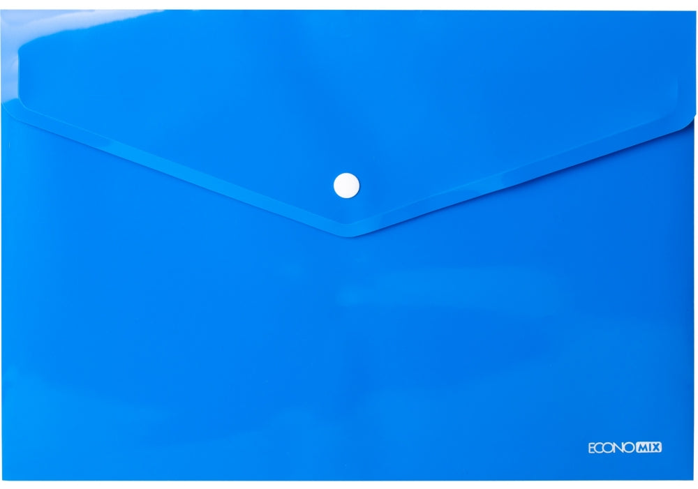 Economix A4 Plastic Snap Folder, Assorted - Image 2