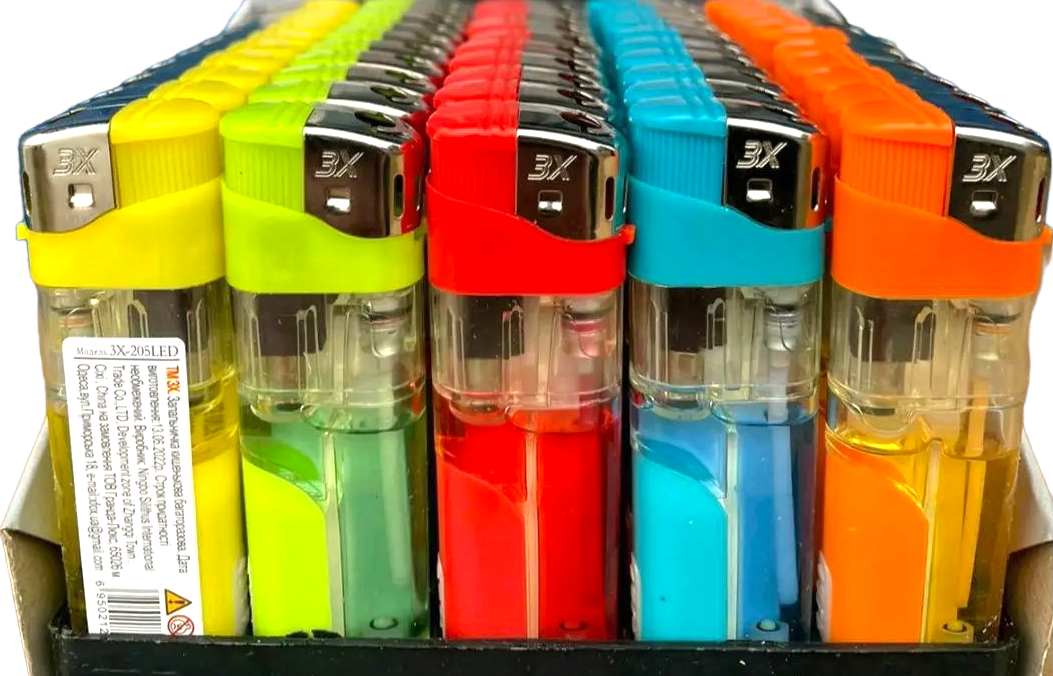 3X-205LED Lighter with Flashlight