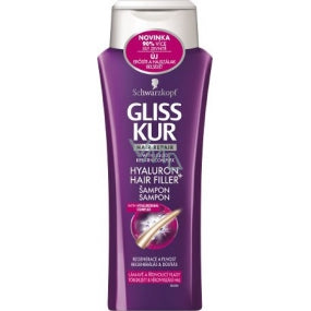 Gliss Kur with Hyaluronic Complex Shampoo, 250 mL
