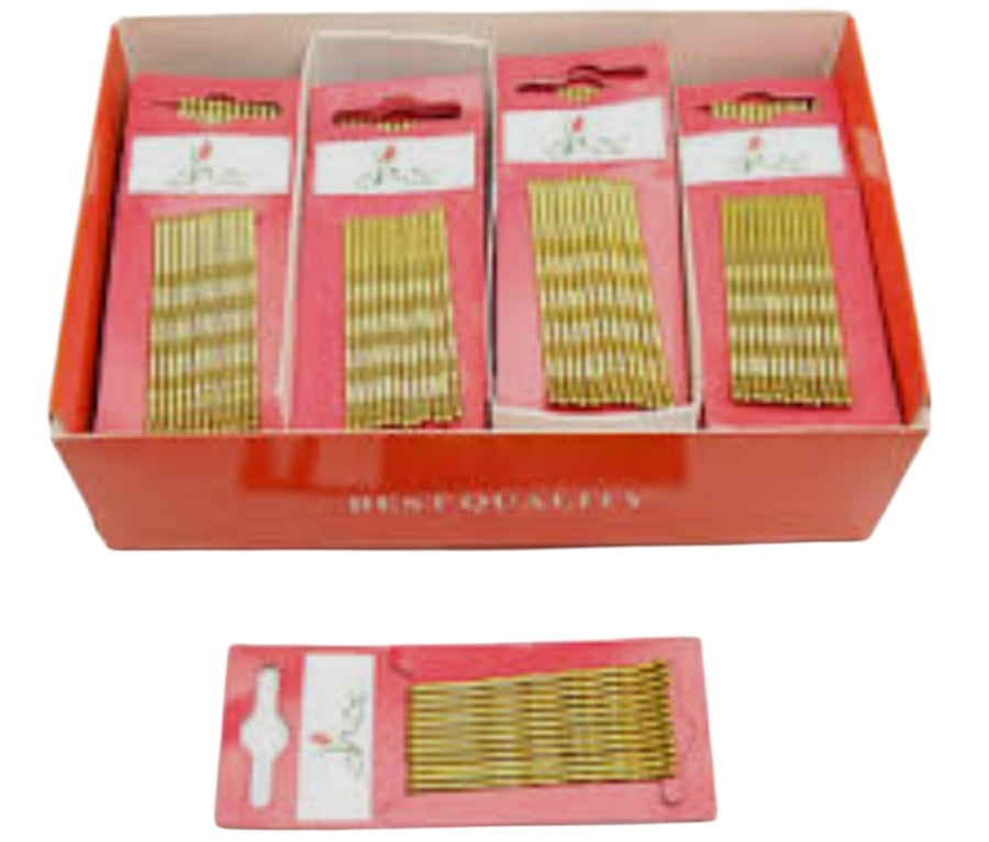 Gold/Silver Bobby Pins, 5.8 cm, 12 pcs - Image 2