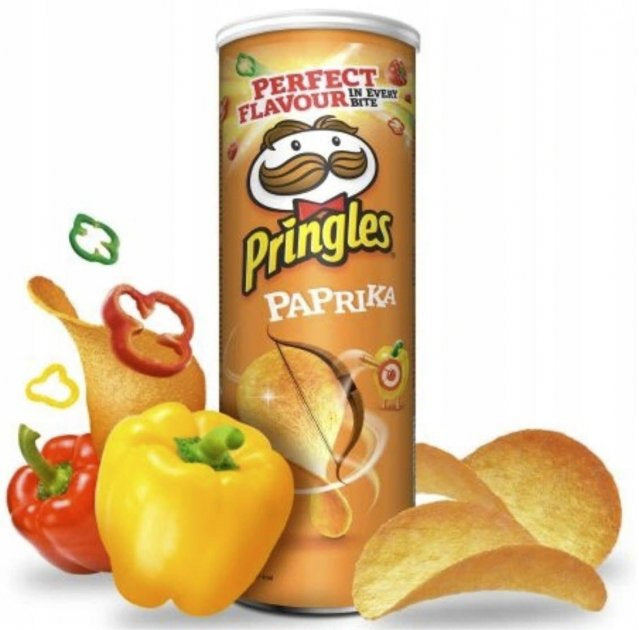 Pringles Paprika Potato Chips, 165 g - Image 2