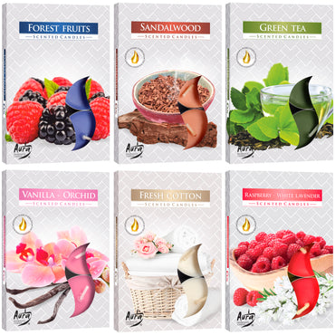 Bispol P15 Assorted Scented Tealight Candles, 6 pcs (Price per 1 pc) - Image 2
