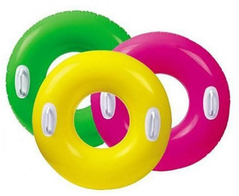 Intex 59258 Swim Ring with Handles for Ages 8+, 76 cm
