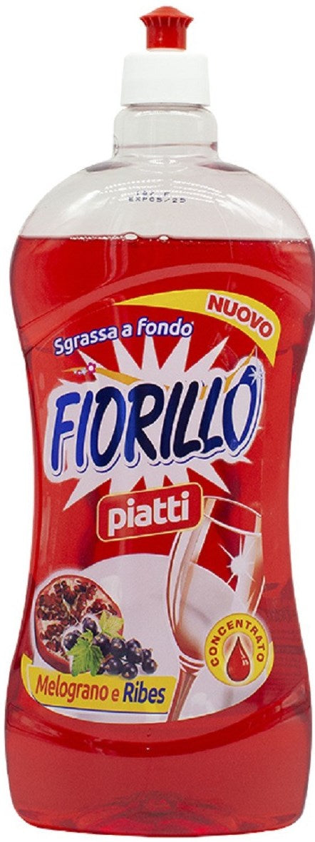Fiorillo Pomegranate & Blackcurrant Dish Soap, 1 L